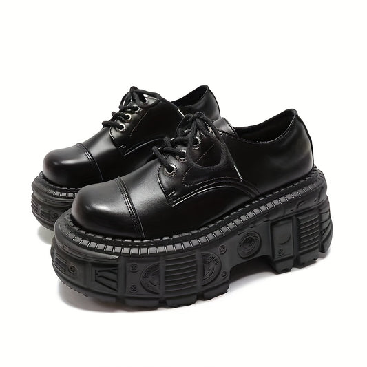 Men's Casual Shoes - Low-Top Lace-Up Synthetic Cover with Thick Rubber Sole, Round Toe & Durable Traction for All-Season Comfort, Versatile for Daily Wear & Outdoor Activities, Allseason Footwear, Modern Sneakers, Comfortable