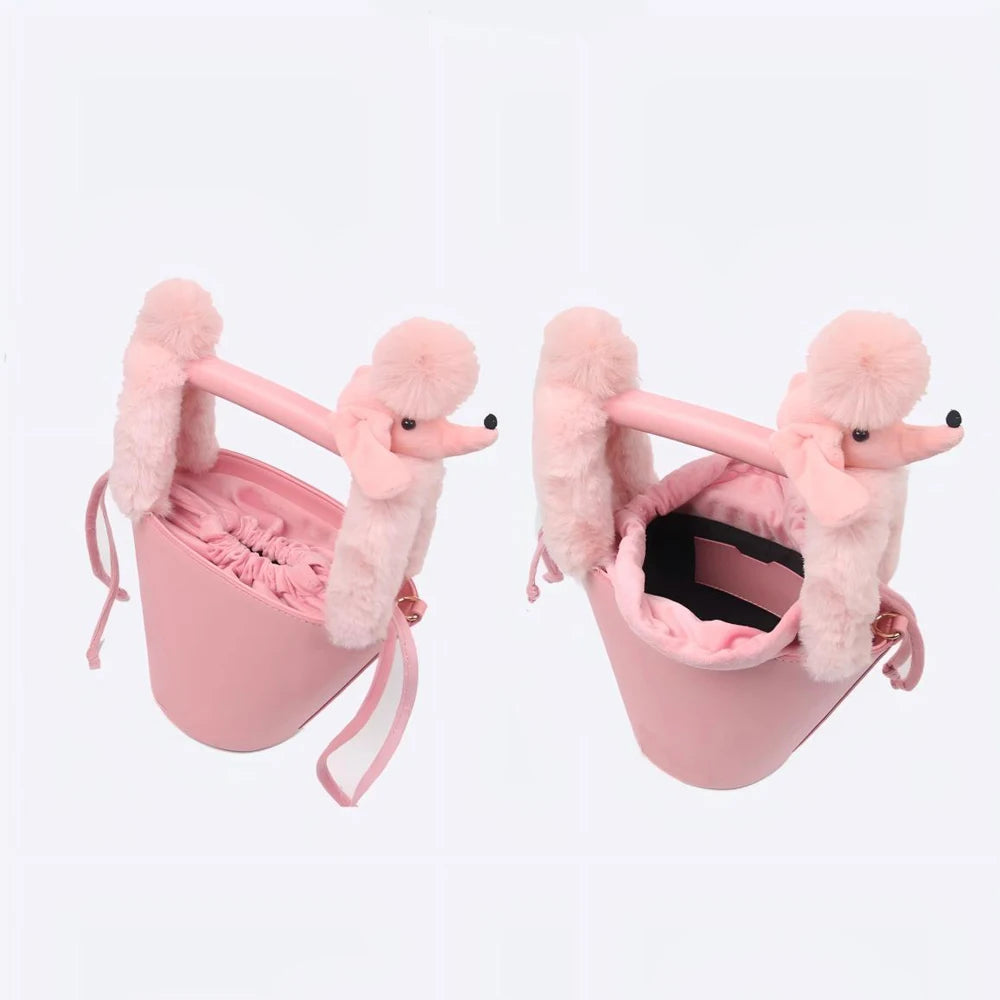 Funny Handbag for women purses and handbag luxury Designer Handmade Women's bag Casual black bucket Female shoulder Bag