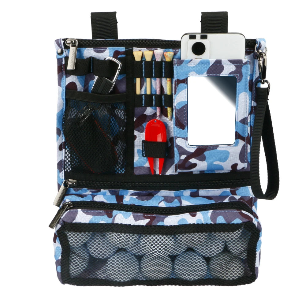 Golf Bag, Cart Bag, Multifunctional Golf Accessories Storage Bag, Portable Cosmetic Bag, Foldable and Portable