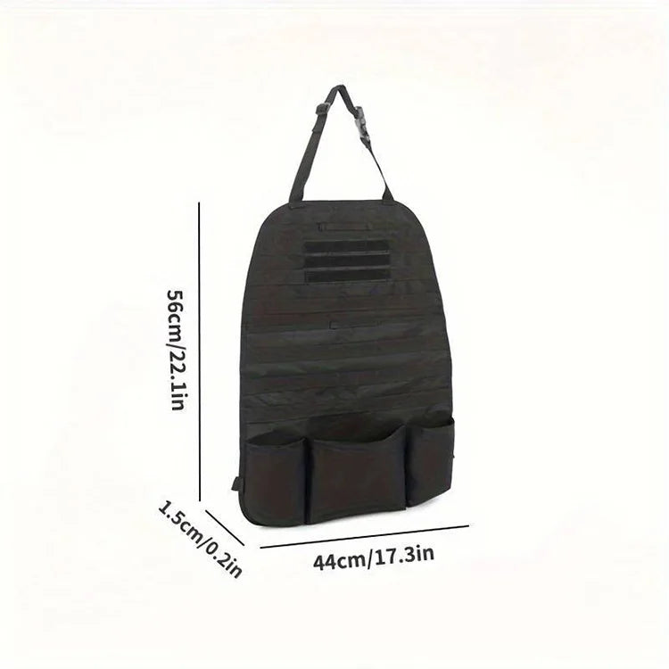 Car Backseat Hanging Bag, Tactical Accessory Organizer, Self-Driving Hunting Outdoor Storage Bag Classified Storage Bag