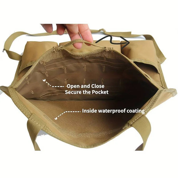 Car Backseat Hanging Bag, Tactical Accessory Organizer, Self-Driving Hunting Outdoor Storage Bag Classified Storage Bag