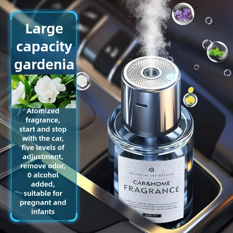 Car aromatherapy machine ornament spray smart fragrance instrument automatic humidifier perfume balm air long-lasting light frag