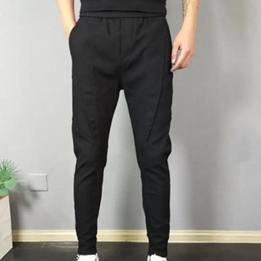 Men Trousers Solid Color Slim Fit Men's Pants New Spring Autumn Trousers Pantalone Hombre Stretch Classic Business Pants Men