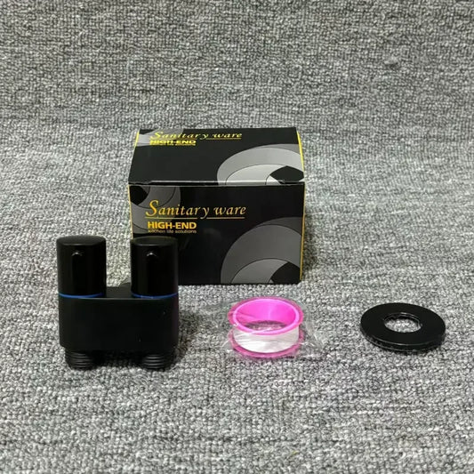 Stainless Steel double outlet angle valve large flow shower valve control valve, suitable for bathrooms and washing machines