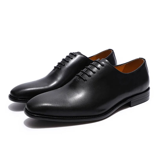 Classic Genuine Leather Whole Cut Mens Oxford Dress Shoes