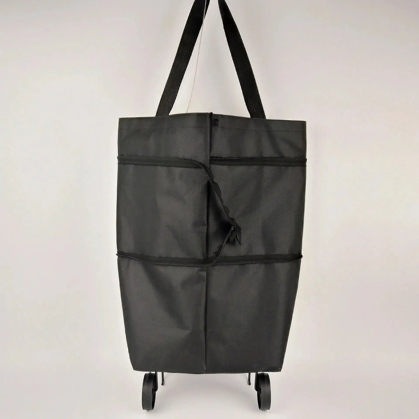 Portable Folding Shopping Bag, Tugboat Bag, Grocery Bag, Large Capacity with Wheels, Small Cart for Buying Groceries