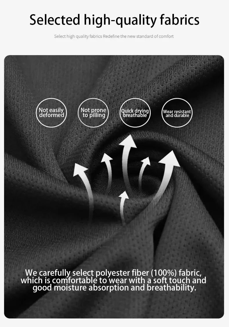 New 2025 Men's Trousers Fashion Trend Black and White American Comfortable Casual Breathable Sweat-absorbing Dance Pants