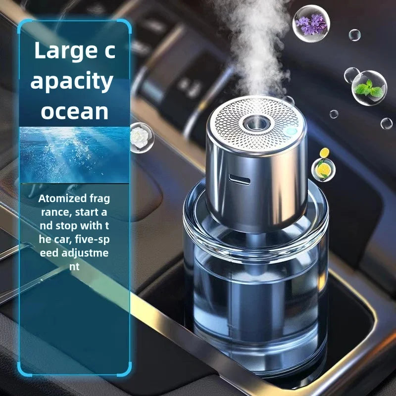 Car aromatherapy machine ornament spray smart fragrance instrument automatic humidifier perfume balm air long-lasting light frag