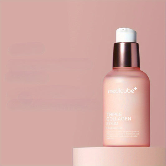 Medicube Triple Collagen Serum 1.85 fl oz - Lightweight Hyaluronic Acid Essence - Korean Skincare, Moisturizing Face Treatment for All Skin Types, Collagen Booster, Facial Skin Car