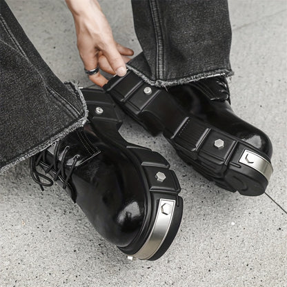 Men's Punk Style Derby Shoes