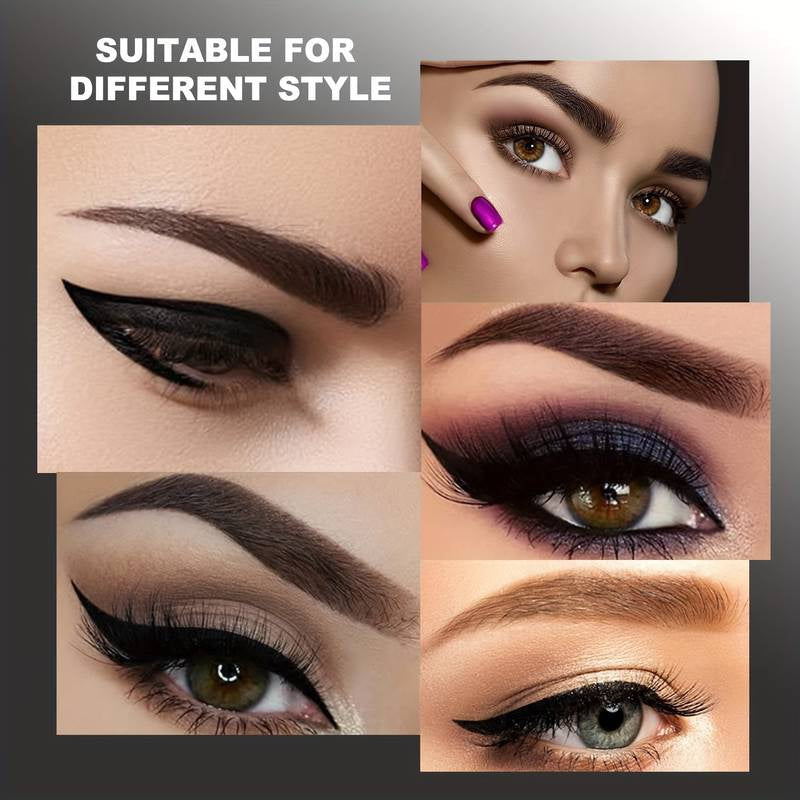 Waterproof Eyebrow Pen, Microblading Eyebrow Pencil With 4 Split Head, Natural Looking Brows Makeup ( 5 Colors )