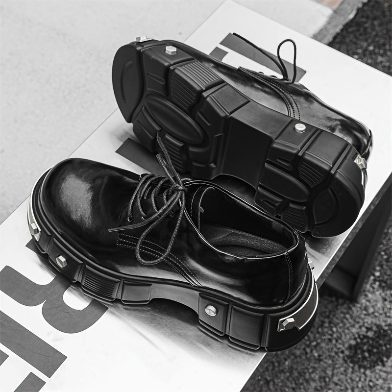 Men's Punk Style Derby Shoes