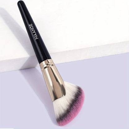 Synthetic Blush Bronzer Brush - Angled Kabuki Makeup Brush Premium Brush Perfect For Face Contouring And Highlighting With Creams And Powders