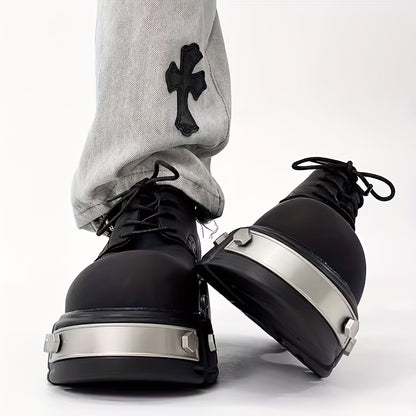 Heavy Metal Style Rivet Heavy Industry Trendy Shoes