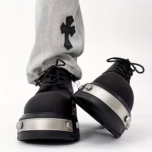Heavy Metal Style Rivet Heavy Industry Trendy Shoes