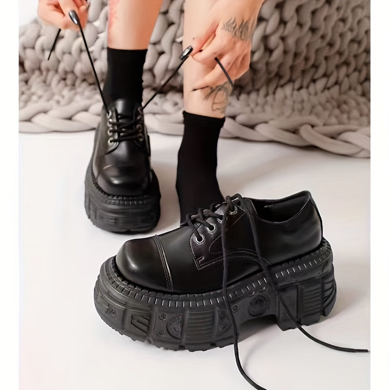 Men's Casual Shoes - Low-Top Lace-Up Synthetic Cover with Thick Rubber Sole, Round Toe & Durable Traction for All-Season Comfort, Versatile for Daily Wear & Outdoor Activities, Allseason Footwear, Modern Sneakers, Comfortable