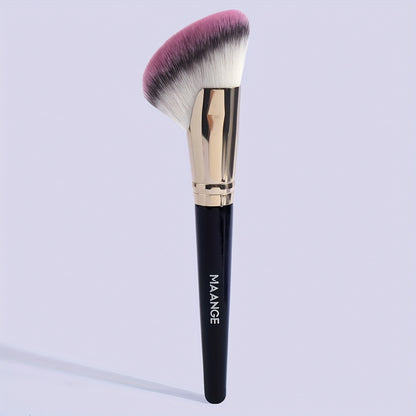 Synthetic Blush Bronzer Brush - Angled Kabuki Makeup Brush Premium Brush Perfect For Face Contouring And Highlighting With Creams And Powders