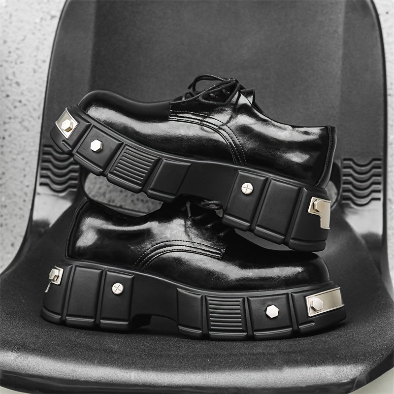 Men's Punk Style Derby Shoes