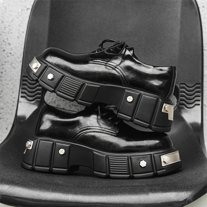 Men's Punk Style Derby Shoes
