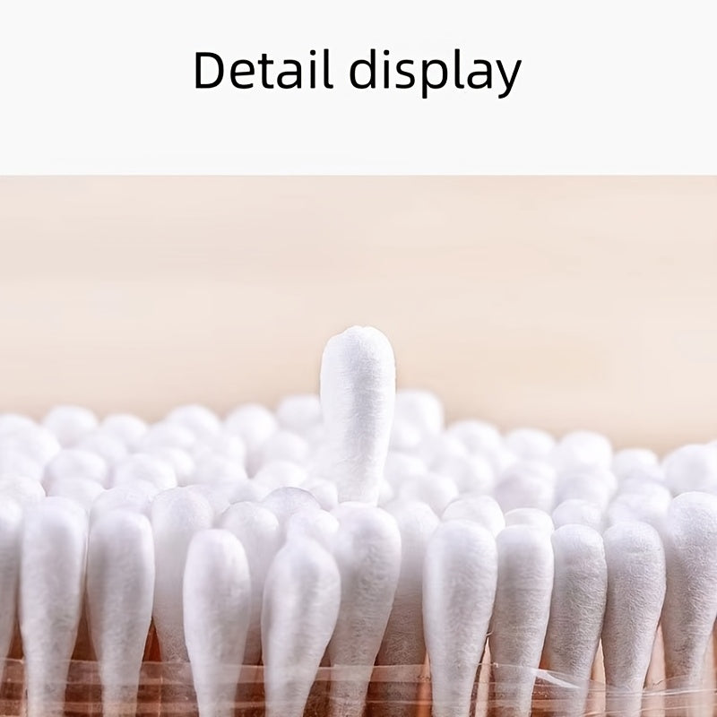 Two-headed Household Ear-digging Swab For Makeup Removal, Makeup And Beauty, 100/300/500pcs