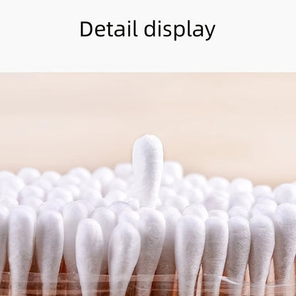 Two-headed Household Ear-digging Swab For Makeup Removal, Makeup And Beauty, 100/300/500pcs