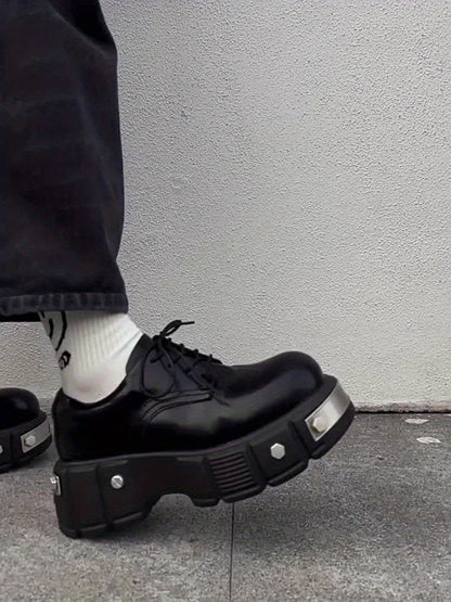 Heavy Metal Style Rivet Heavy Industry Trendy Shoes