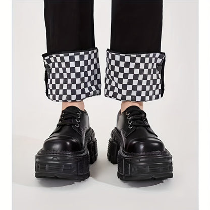 Men's Casual Shoes - Low-Top Lace-Up Synthetic Cover with Thick Rubber Sole, Round Toe & Durable Traction for All-Season Comfort, Versatile for Daily Wear & Outdoor Activities, Allseason Footwear, Modern Sneakers, Comfortable