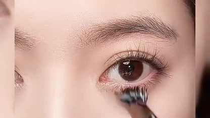 Get Natural Lifted Eyelashes With Our Professional Mascara Fan Brush 1pc Makeup Brush - No Smearing Or Clumping!