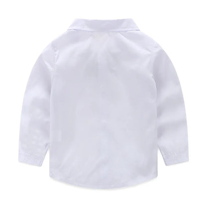 3Piece Spring Fall Newborn Baby Boy Clothes Fashion Gentleman Suit Black Infant Coat+White Shirt+Pants Kids Clothing Set BC2038