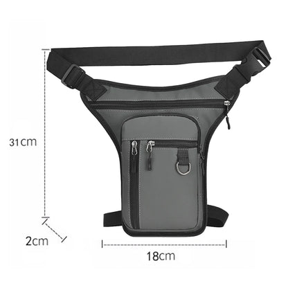Motorcycle Leg Side Bag Leg Bag for Men Women Hard Shell New Motorbike Waist Bag Male Hip Bum Leg Bag Phone Purse Man Fanny Pack