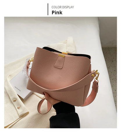 2024 New Trendy and Fashionable Handbag, High end and Western Style, Versatile in Summer, Crossbody Bucket Bag
