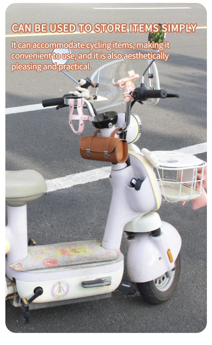 Motorcycle front end bag Mopeds retro buckle hanging bag waterproof front end bag battery car motorcycle tool bag