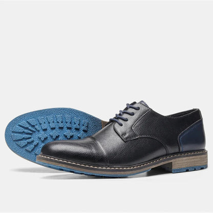 Retro Men's Derby  Casual Leather shoes