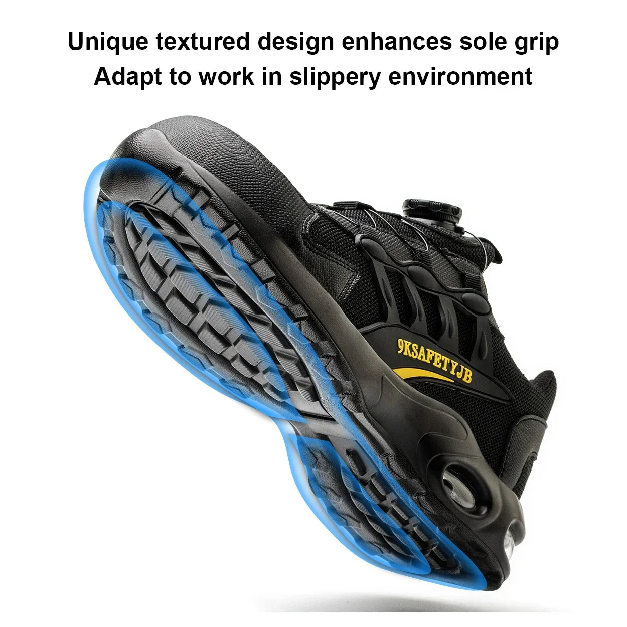 Safety Shoes Men steel toe boots Wire Rotary Buckle Work Sneakers Indestructible Shoes Anti-smash Anti-puncture Work Shoes