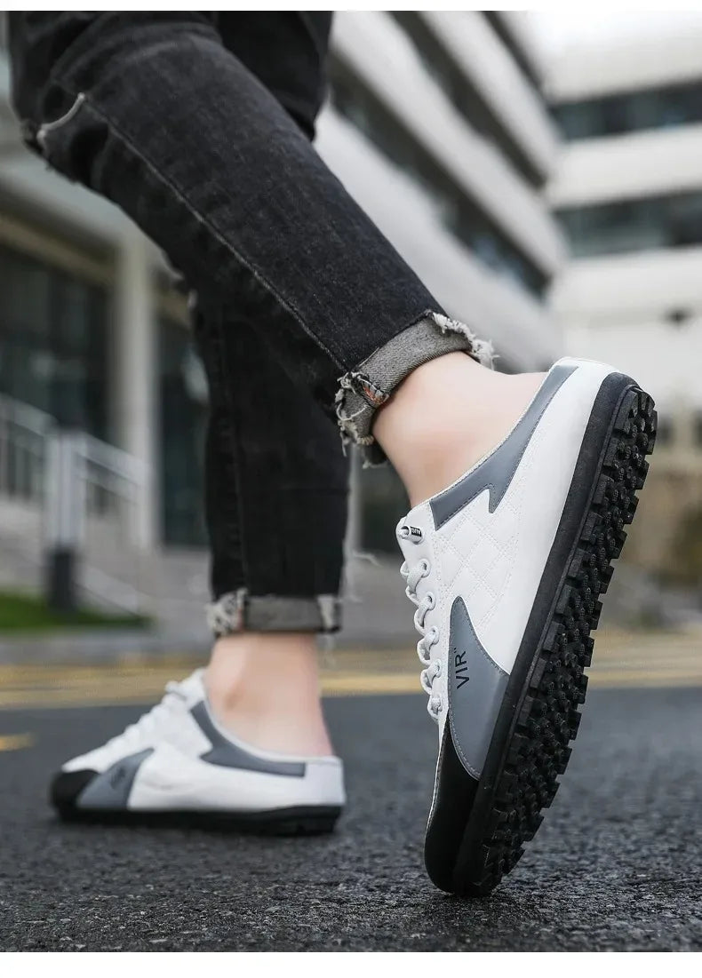 Summer Slippers for Men Trendy Men's Flat Bottom Casual Shoes Soft Sole Support Shoes Men's Sneakers Zapatos De Hombre