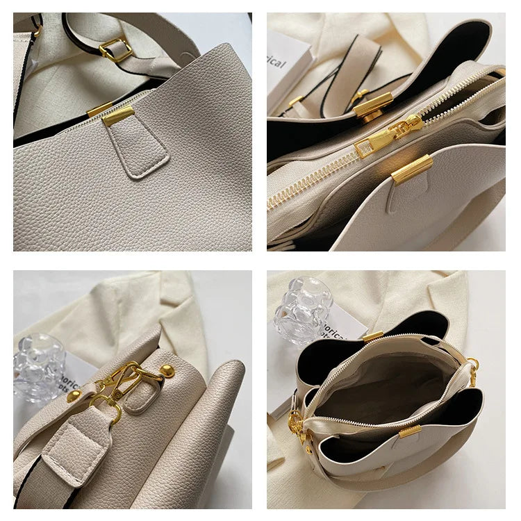2024 New Trendy and Fashionable Handbag, High end and Western Style, Versatile in Summer, Crossbody Bucket Bag