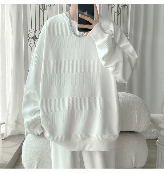 Hoodies mens designer clothes Sweatshirt Mens Pullover Streetwear Casual Fashion Clothes Mens Oversized Korean Harajuku T Shirt