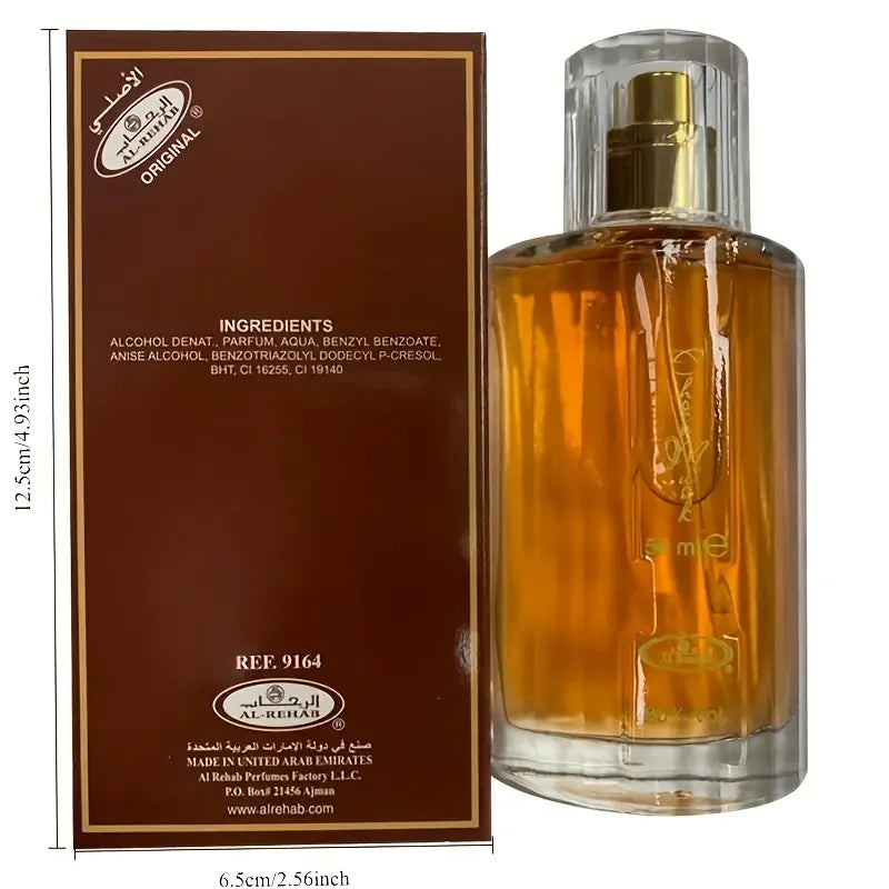 Women's Luxury Perfume 1.69oz Chocolate and Musk Fragrance with Rose and Vanilla Notes Long-lasting Fragrance