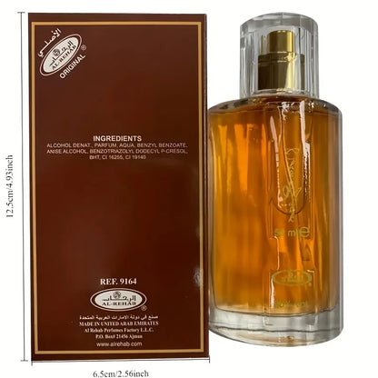 Women's Luxury Perfume 1.69oz Chocolate and Musk Fragrance with Rose and Vanilla Notes Long-lasting Fragrance