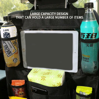Storage Bag Large Capacity Classified Storage Portable and Practical Vehicle Mounted Multifunctional Car Seat Back Sorage Bag