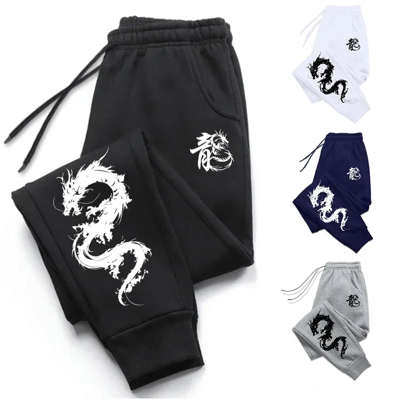 Trousers 2025 Mens Sweatpants Trend Printing Pants Outdoors Sports Daily Casual Tracksuit Trousers Versatile Jogging Man Pants