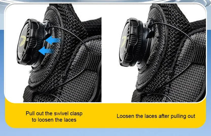 Safety Shoes Men steel toe boots Wire Rotary Buckle Work Sneakers Indestructible Shoes Anti-smash Anti-puncture Work Shoes