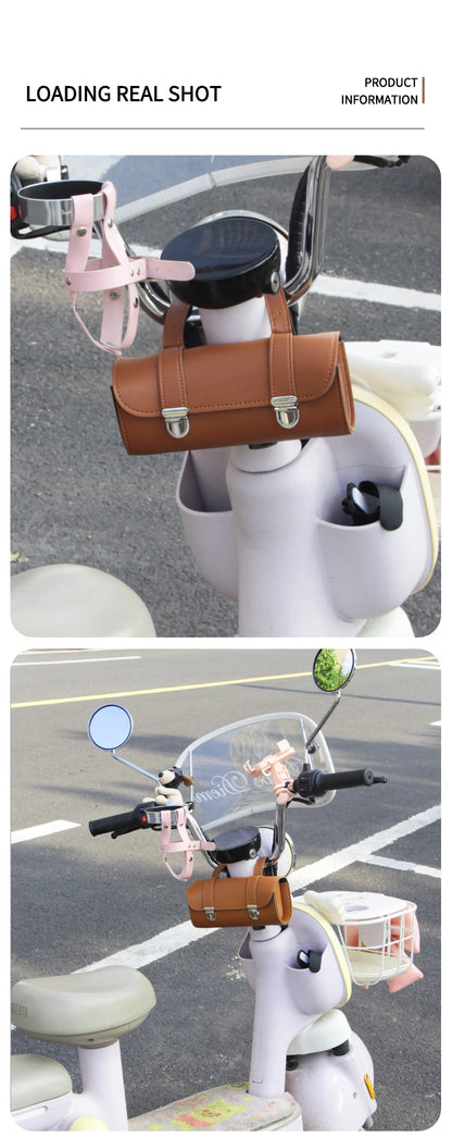 Motorcycle front end bag Mopeds retro buckle hanging bag waterproof front end bag battery car motorcycle tool bag