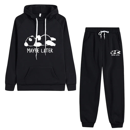 Hoodie Sports Woman Sweatshirts High Quality Fashion 2024 Daily Tracksuit Suit Casua Pant Sets Jogging Printing Women's Clothing