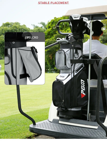 PGM Golf Bag Multi-Function Waterproof Anti-collision Retention Mechanism Large Capacity Travel Bags QB134