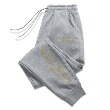 Versatile Trousers Mens Sweatpants Trend Print Running Pants Outdoors Sports Daily Casual Tracksuit Trousers Jogging Man Pants