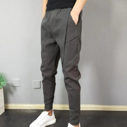Men Trousers Solid Color Slim Fit Men's Pants New Spring Autumn Trousers Pantalone Hombre Stretch Classic Business Pants Men