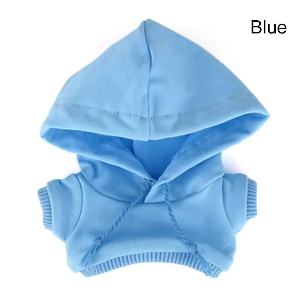 Hoodies For 10cm Cotton Dolls Sweatshirt Outfits Fashion Clothes For 1/12 BJD Dolls Top For 1/11 1/12 OB11 Dolls Accessories