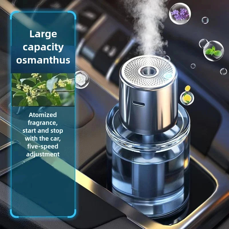 Car aromatherapy machine ornament spray smart fragrance instrument automatic humidifier perfume balm air long-lasting light frag