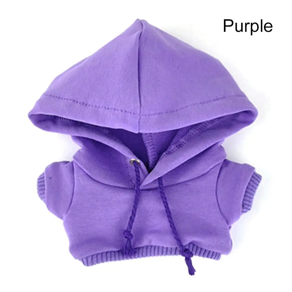Hoodies For 10cm Cotton Dolls Sweatshirt Outfits Fashion Clothes For 1/12 BJD Dolls Top For 1/11 1/12 OB11 Dolls Accessories